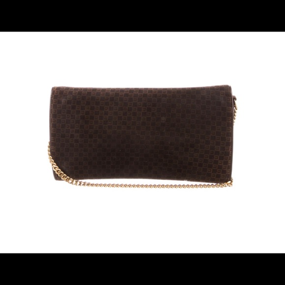 Vintage Gucci clutch with gold chain. #AuthenticGucci - Picture 5 of 6